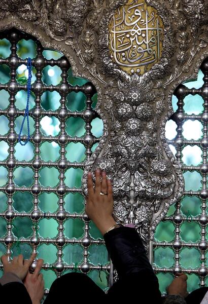عکس هنری از ضریح امام رضا