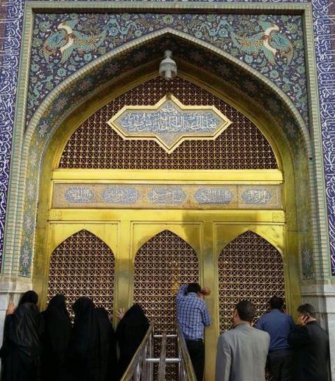 عکس هنری از ضریح امام رضا
