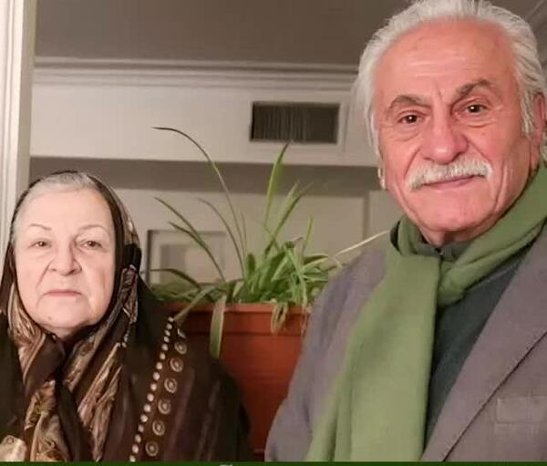 عکس ایرج راد وهمسرش