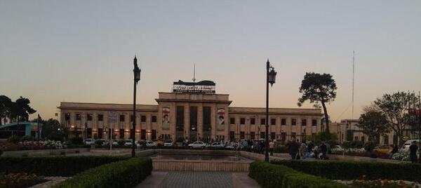 عکس ساختمان راه آهن تهران