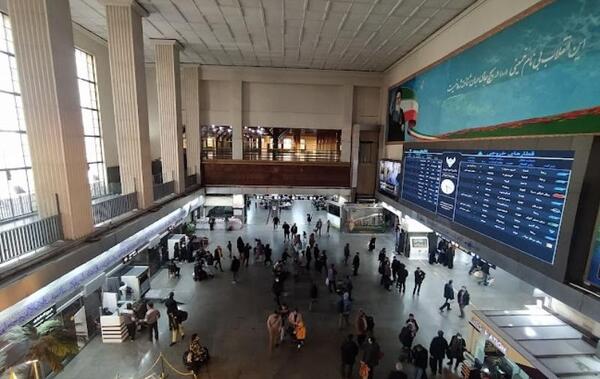 عکس ساختمان راه آهن تهران