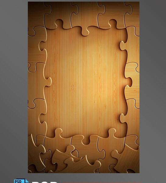 عکس لایه باز پازل