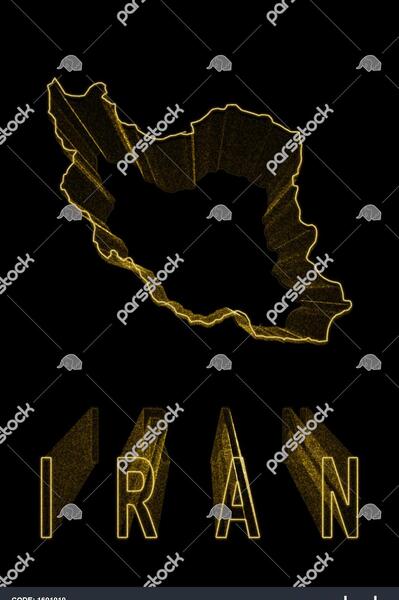 دانلود عکس نقشه سیاه ایران