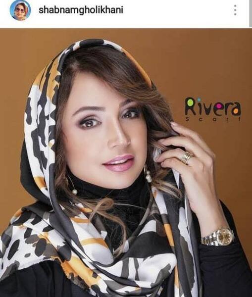 عکس صورت شبنم قلی خانی
