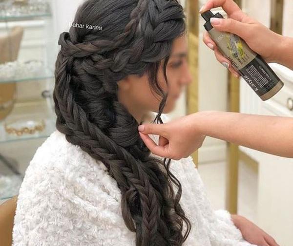 عکس شینیون مو کوتاه بچگانه