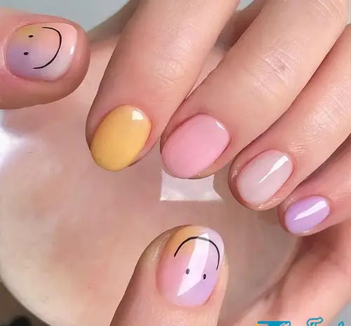 عکس مدل ناخن ژلیش ساده