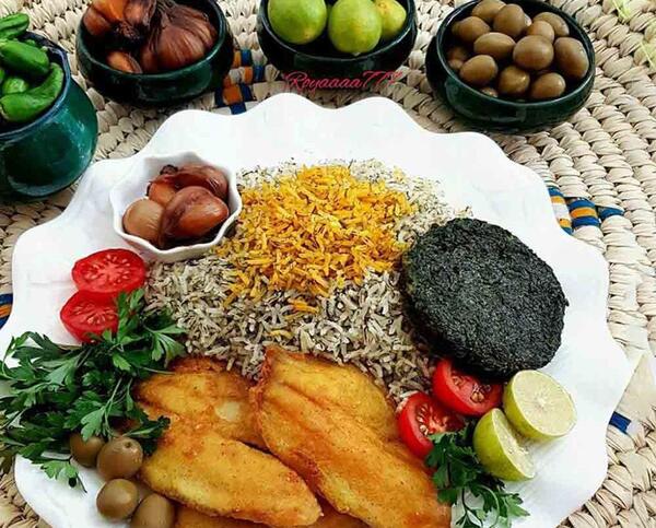 عکس قورمه سبزی با پلو