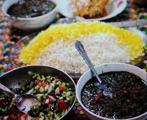 عکس قورمه سبزی با پلو