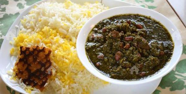 عکس قورمه سبزی با پلو