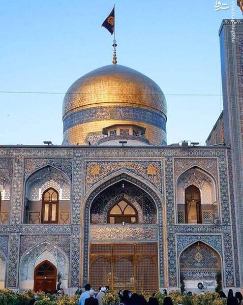 عکس پرچم امام رضا