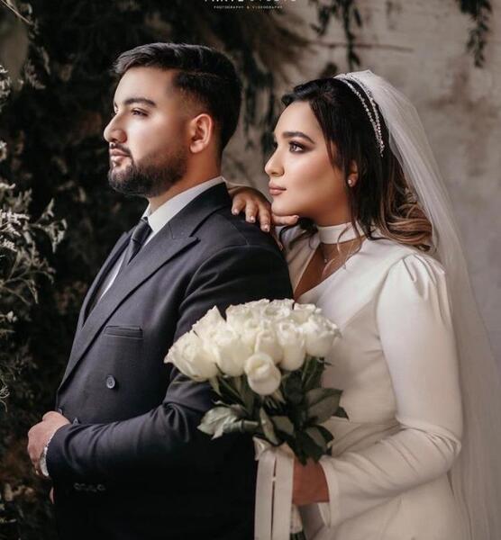 عکس عروس و داماد ایرانی در باغ