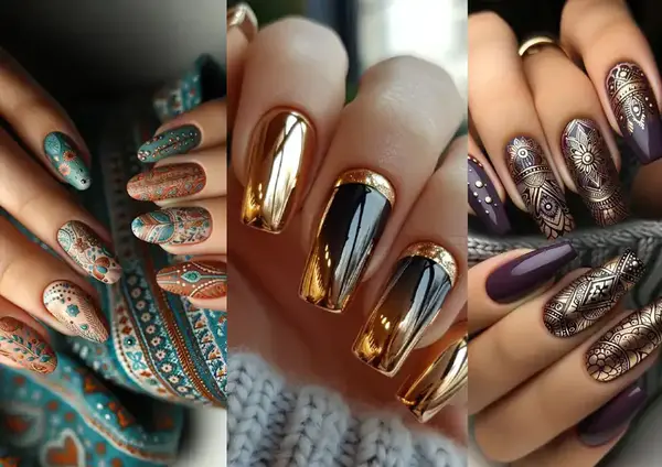 عکس طراحی ناخن فشن
