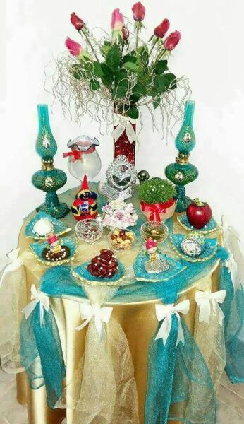 عکس های تزیین میز خاطره