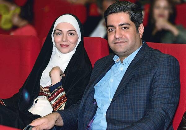 عکس آزاده نامداری با همسرش