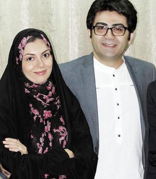 عکس آزاده نامداری با همسرش