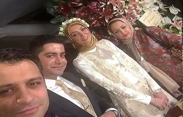 عکس آزاده نامداری با همسرش