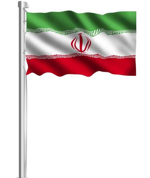 عکس پرچم ایران سه بعدی