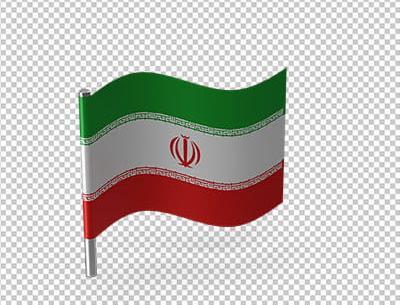 عکس پرچم ایران سه بعدی
