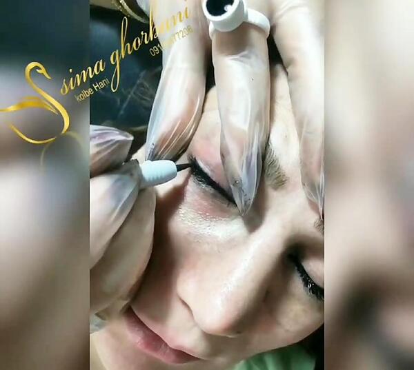 عکس خط چشم بن مژه