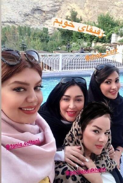 عکس سارا منجزی و خواهرش