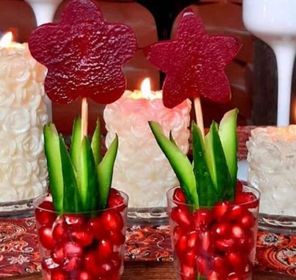 عکس ایده لبو برای شب یلدا