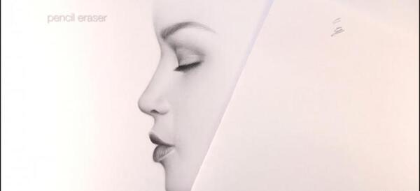 عکس نقاشی دختر نیم رخ