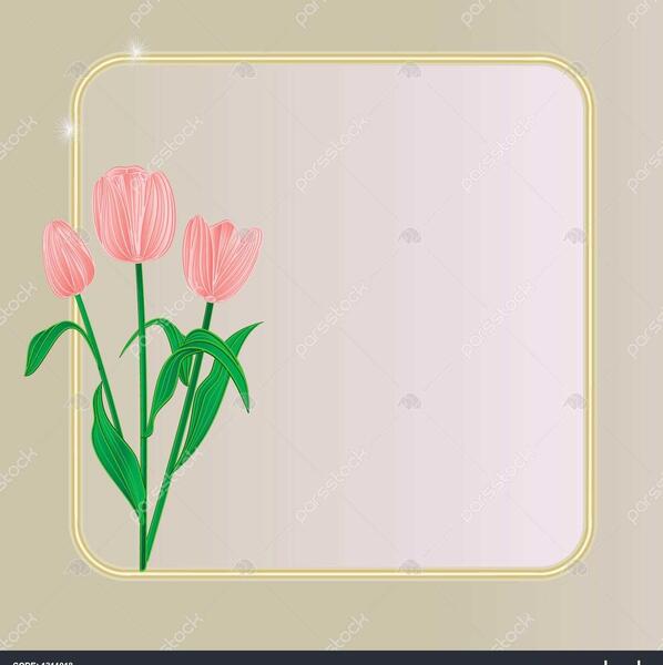 عکس نوشته گل لاله
