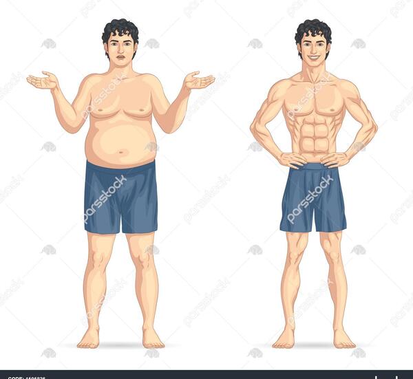 عکس قبل و بعد چاقی