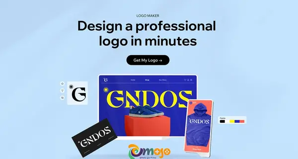 عکس لوگو ساز رایگان tailor brands