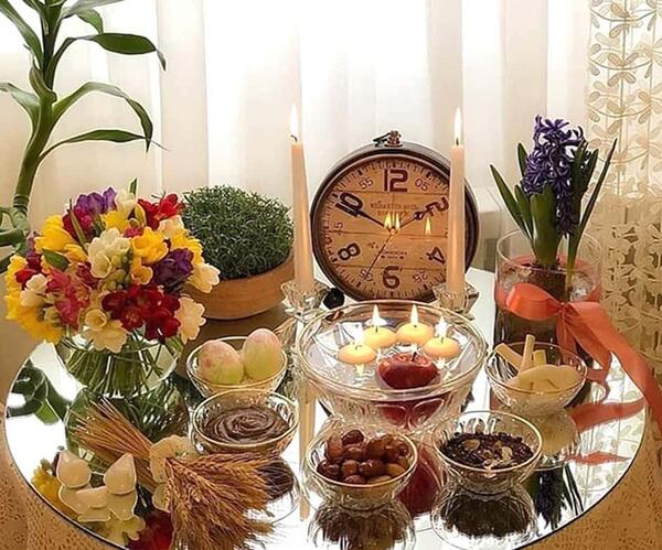 عکس ایده های جالب برای ظرف هفت سین