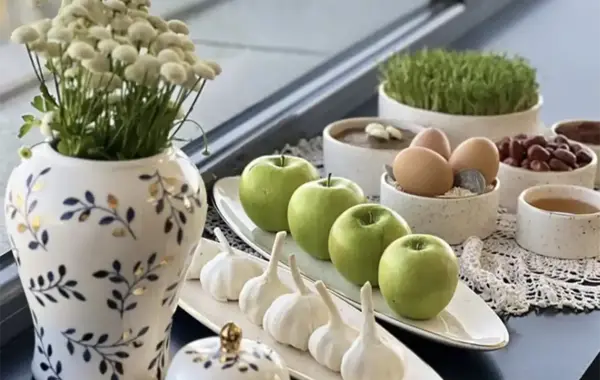 عکس ایده های جالب برای ظرف هفت سین