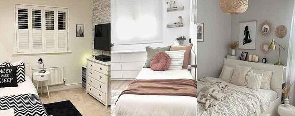 عکس ایده برای تزیین اتاق خواب کوچک