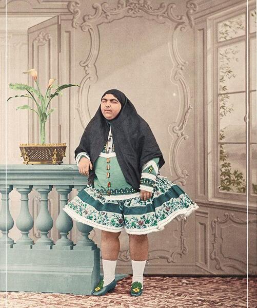 عکس زن پادشاه قاجار