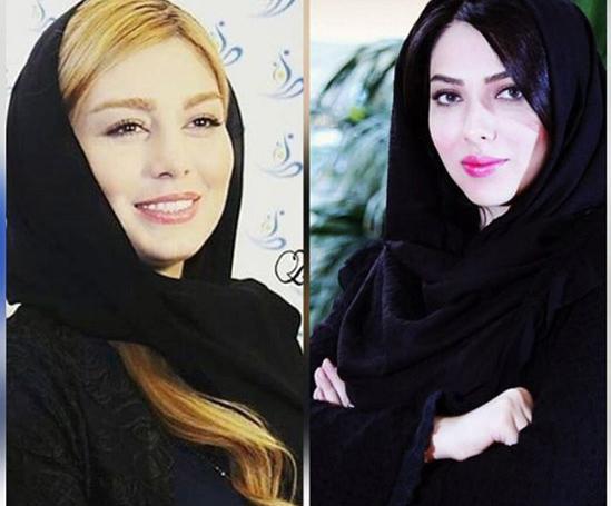 عکس سحر قریشی و لیلا اوتادی