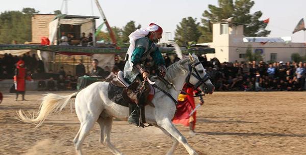 عکس امام حسین با ذوالجناح