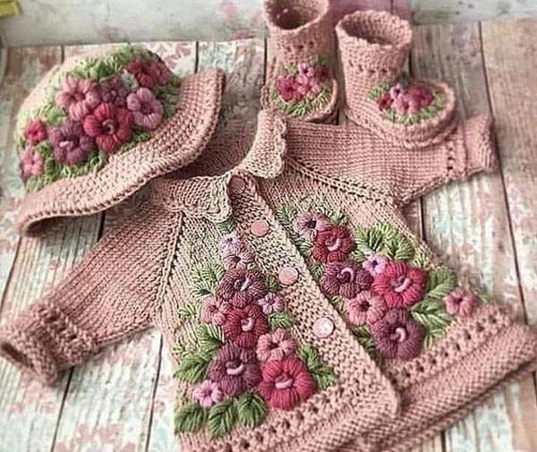 عکس جلیقه بافتنی دخترانه