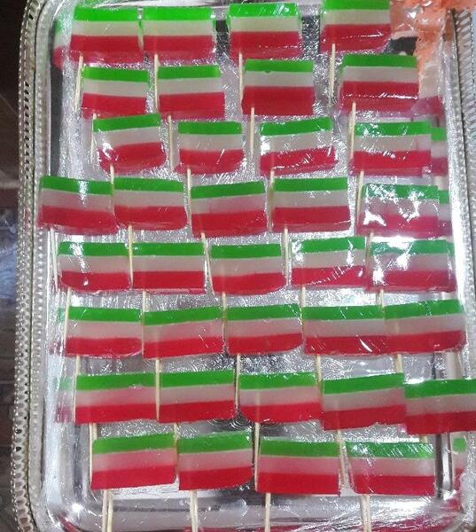عکس ژله پرچم