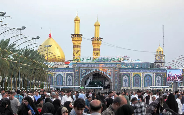عکس ورودی حرم حضرت ابوالفضل