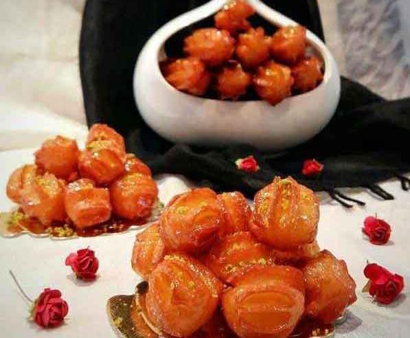 عکس چیدن زولبیا و بامیه