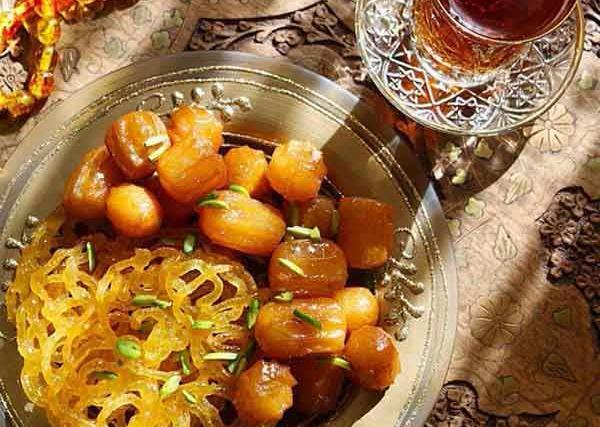 عکس چیدن زولبیا و بامیه