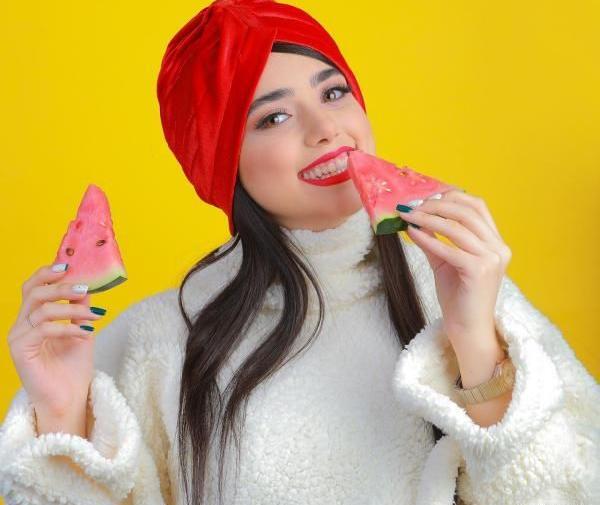 عکس سارا مقربی با همسرش