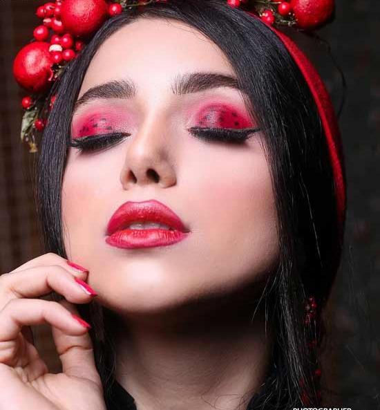 عکس سارا مقربی با همسرش