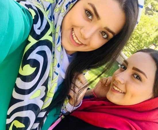 عکس سارا مقربی با همسرش