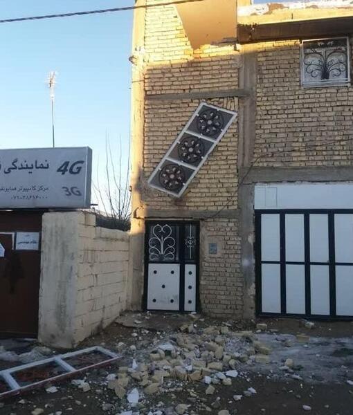 عکس زلزله شیراز