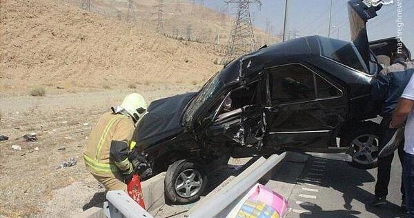 عکس پژو پارس تصادفی