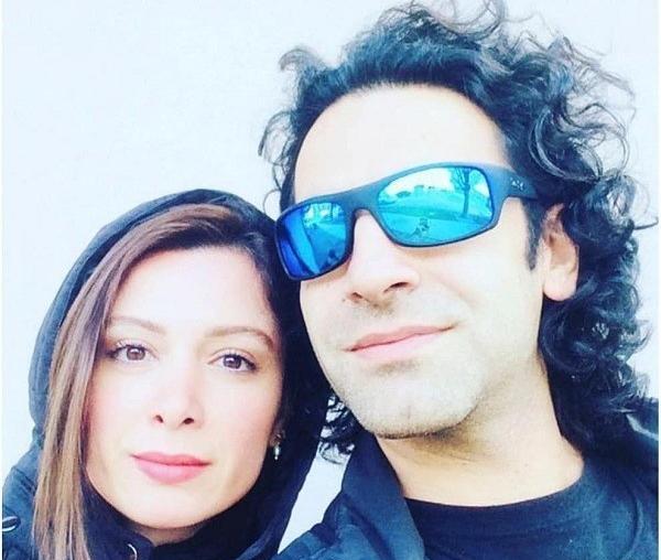 عکس فرناز رهنما با همسرش