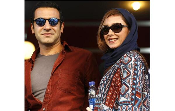 عکس فرناز رهنما با همسرش