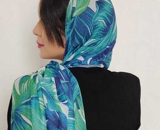 عکس شال سبز آبی