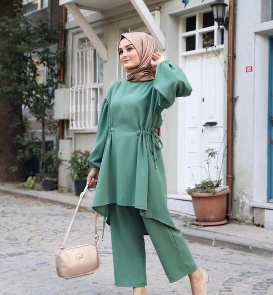 عکس شال سبز آبی