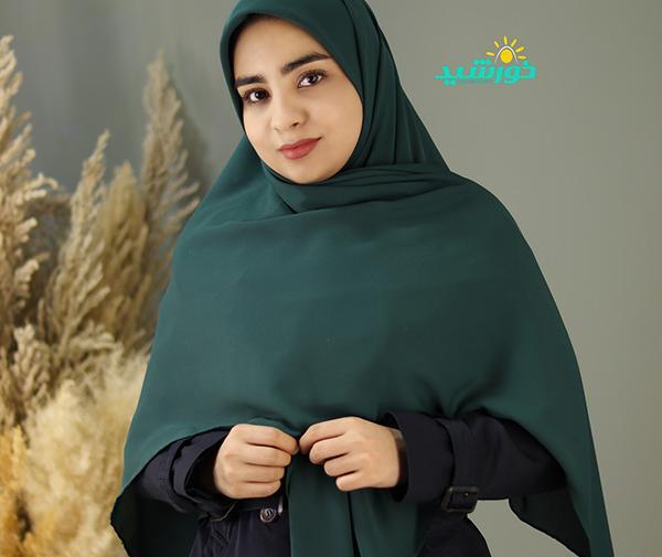 عکس شال سبز آبی